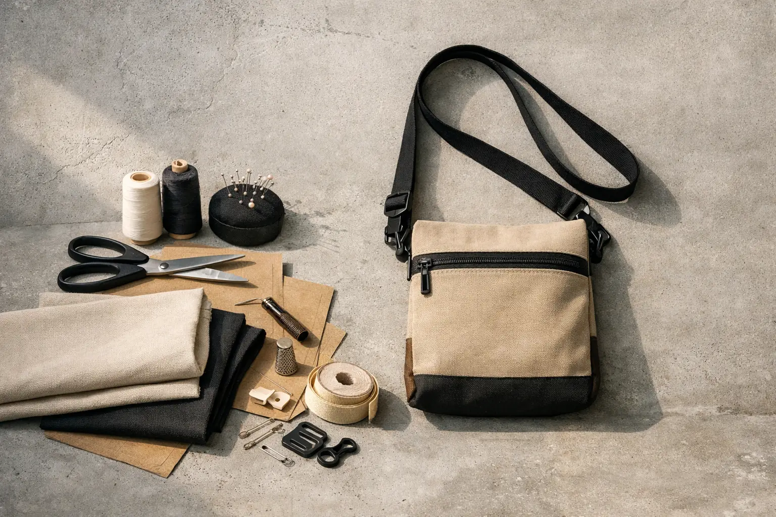 How to Sew a Simple Crossbody Bag