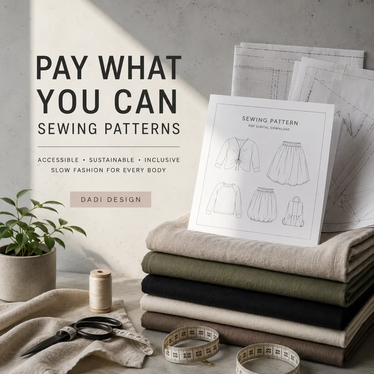 Pay What You Can Sewing Patterns: Affordable PDF Sewing Patterns for Every Maker