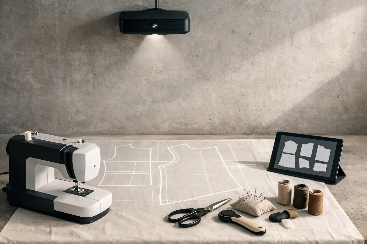 Projector Sewing Patterns for Beginners: The Complete Guide to Sewing Without Printing